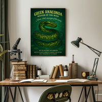 Green Anaconda Master of the Wild Poster