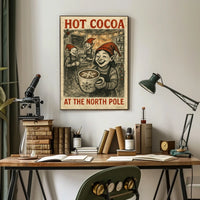 Hot Cocoa At The North Pole Poster