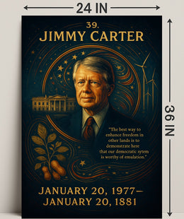 Jimmy Carter Civic Impact Gallery Print Poster PosterGoat