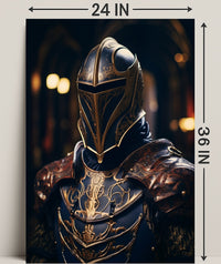 Knight In Shining Armor Poster PosterGoat