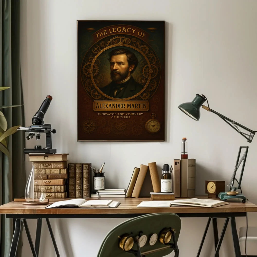 Modern Urban Skyscraper Art Poster