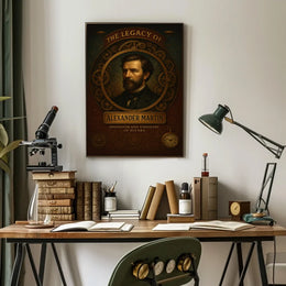 Modern Urban Skyscraper Art Poster