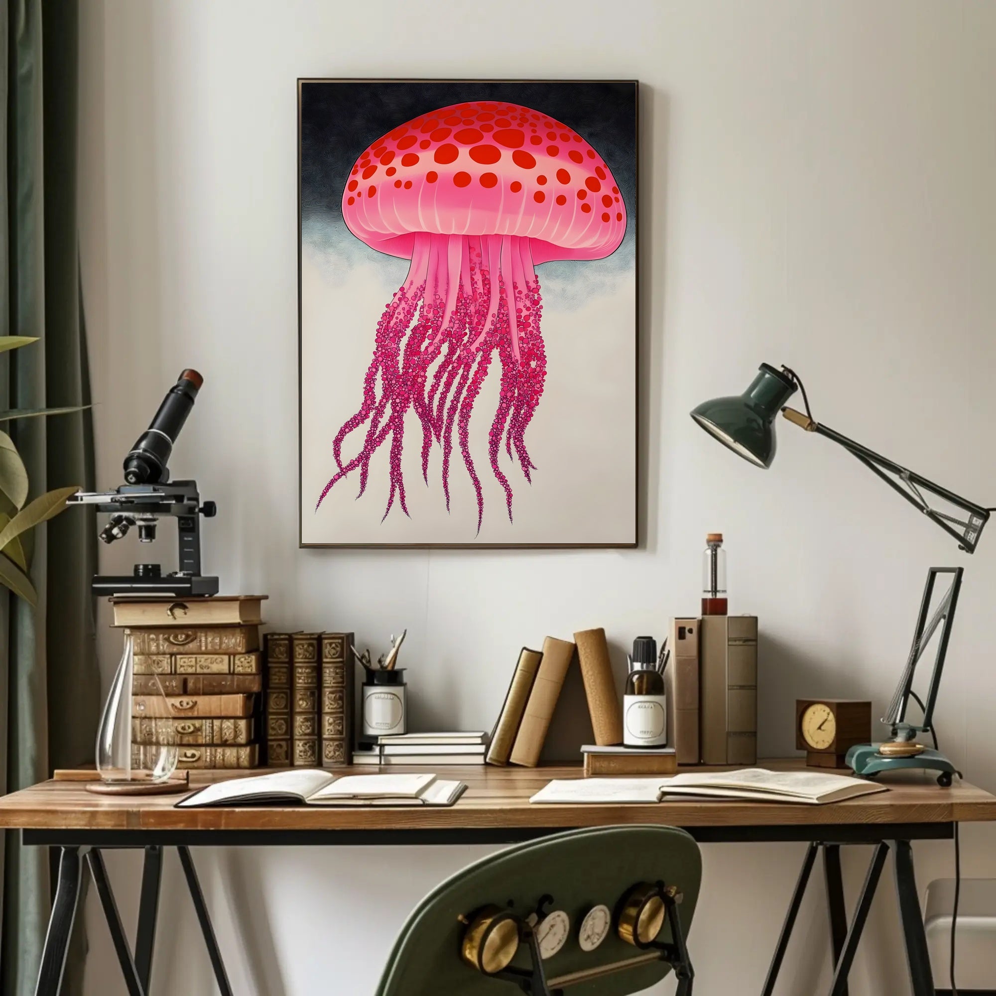 Ocean Life Poster Vibrant Marine Wall Art