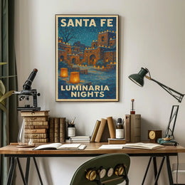 Santa Fe Luminaria Nights Poster