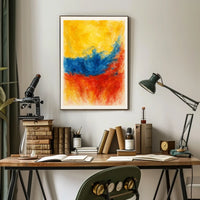 Vibrant Abstract Composition Abstract Poster