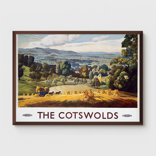 The Cotswolds - See Britain by Train Poster