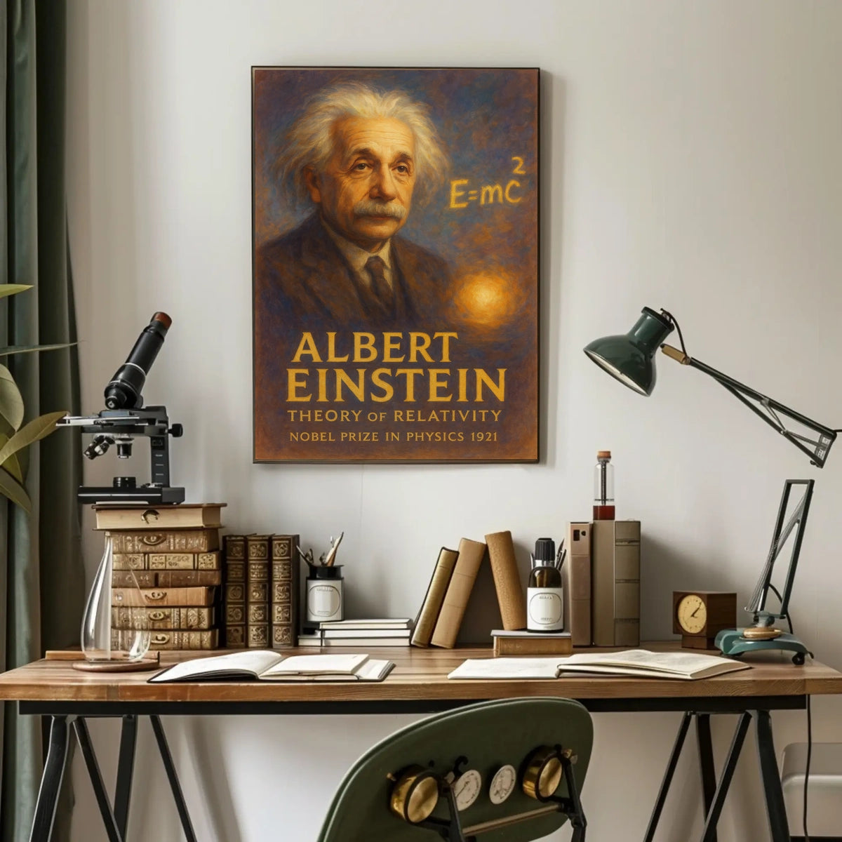 Albert Einstein Theory Of Relativity Poster