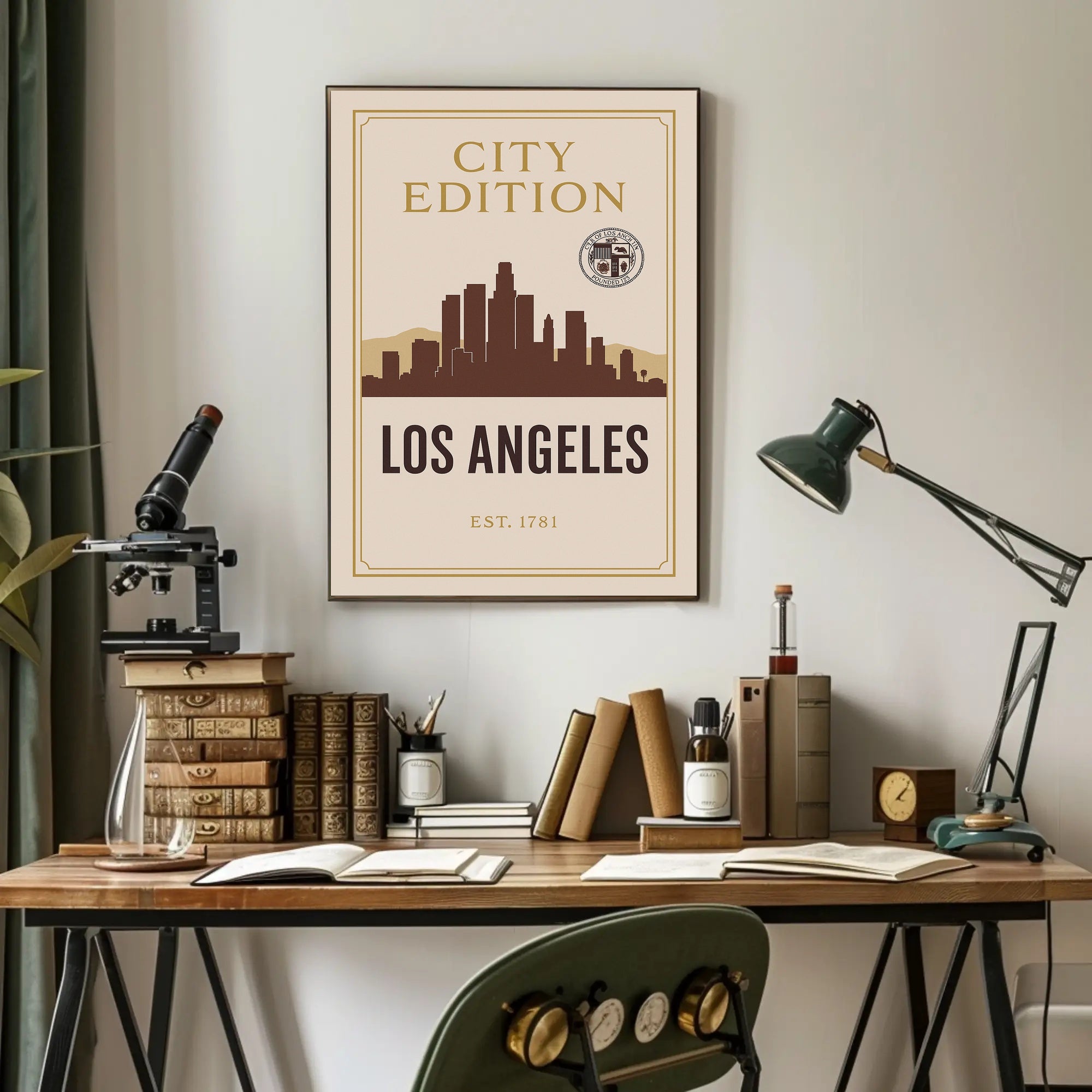 City Edition Los Angeles Poster PosterGoat