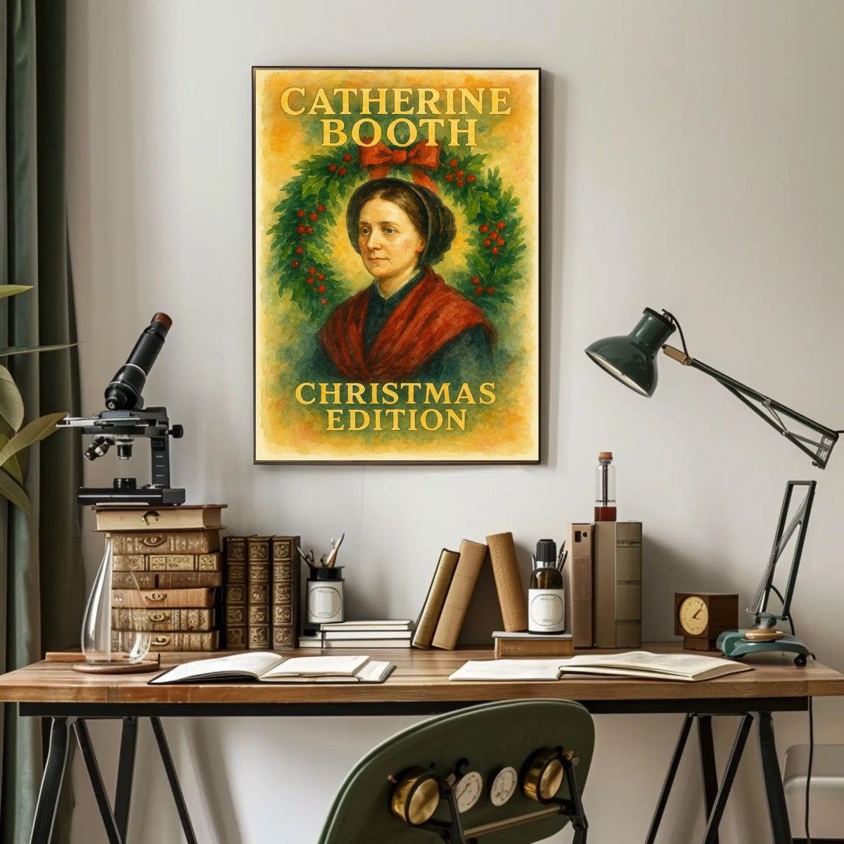 Catherine Booth Vintage Art Portrait in Cultural Poster