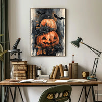Halloween Classic Jack-o'-Lanterns Artistic Poster