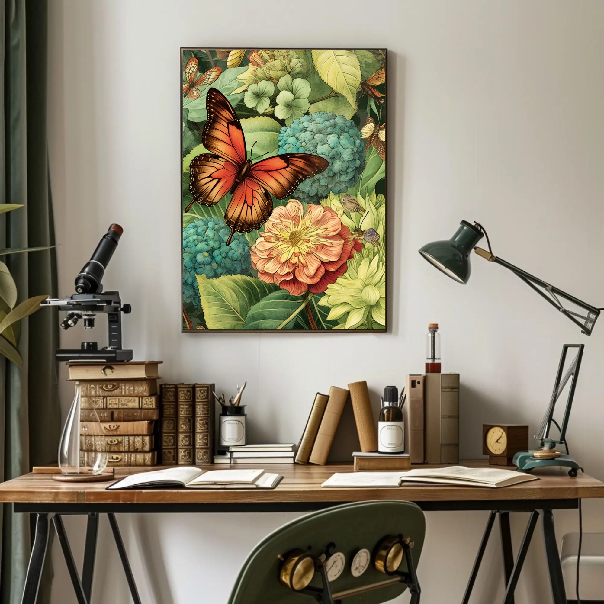 Vibrant Garden Harmony Poster