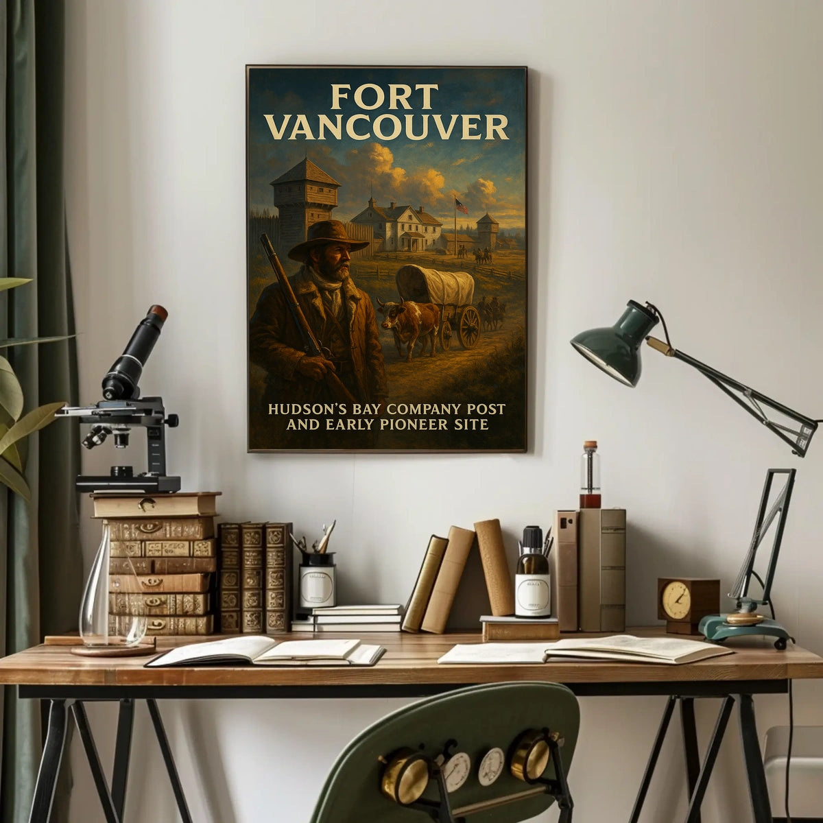 Fort Vancouver HudsonS Bay Company Poster