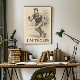 Jim Thorpe Athletic Legend Poster