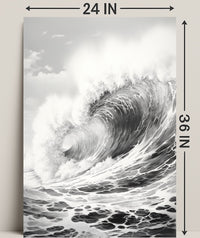 The Power Of The Ocean Poster