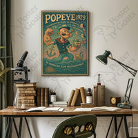 Popeye 94th Anniversary Vintage Pop Culture Poster