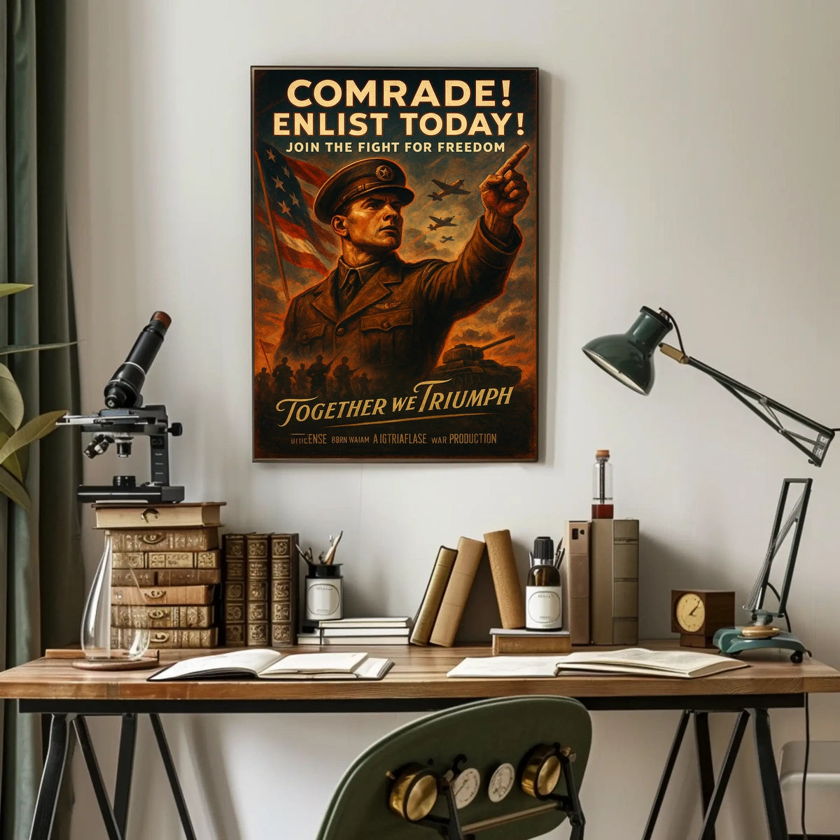 Comrade Enlist Today Poster