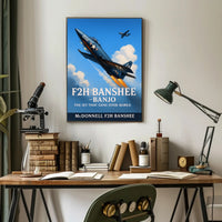 F2H Banshee The Jet That Sang Over Korea Poster PosterGoat