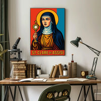St. Clare of Assisi Poster