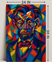 Cubist Historical Figure Art Print - Abstract or Artistic Poster
