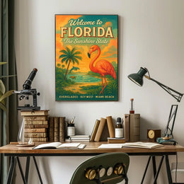 Welcome to Florida The Sunshine State Poster
