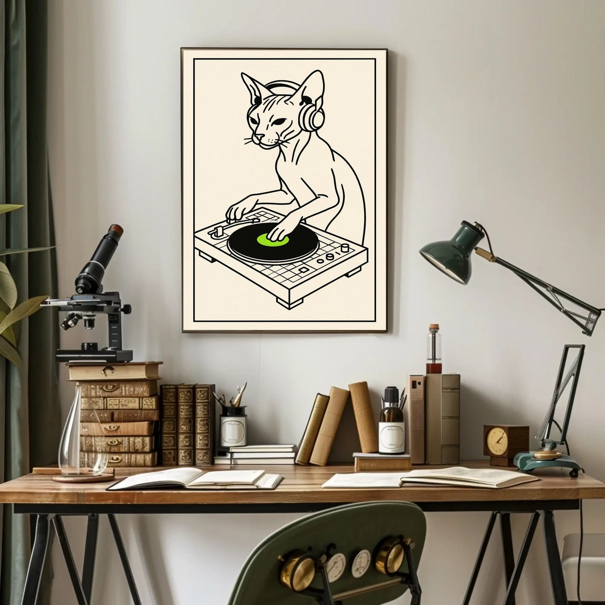 Dj Cat Groove Poster