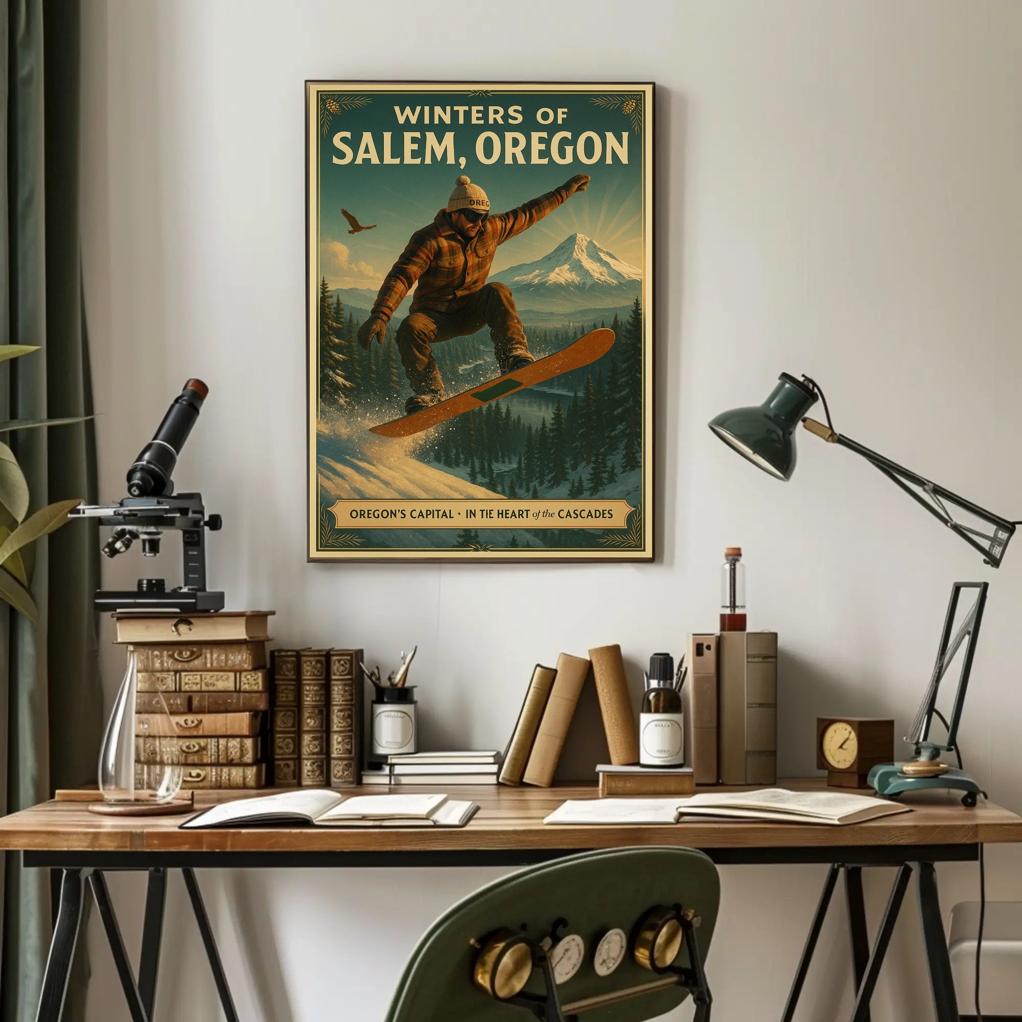 Winters of Salem, Oregon Poster