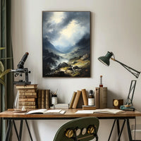 Majestic Mountain Landscape Poster