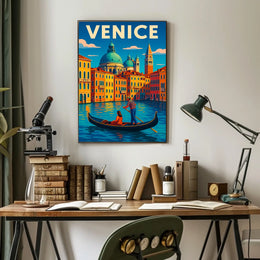 Venice A Vibrant Cityscape Poster