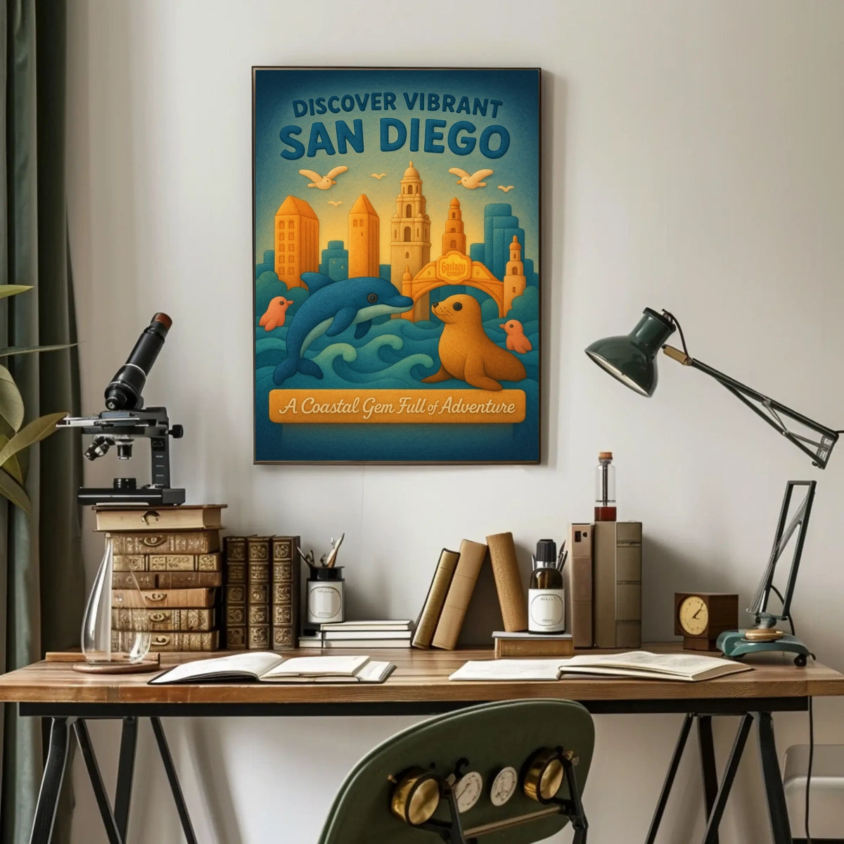Discover Vibrant San Diego Poster