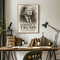 Donald J. Trump 47th President Poster