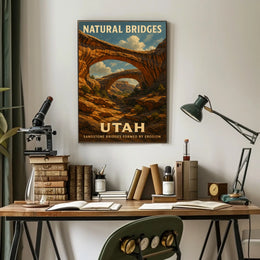 Natural Bridges Of Utah Poster