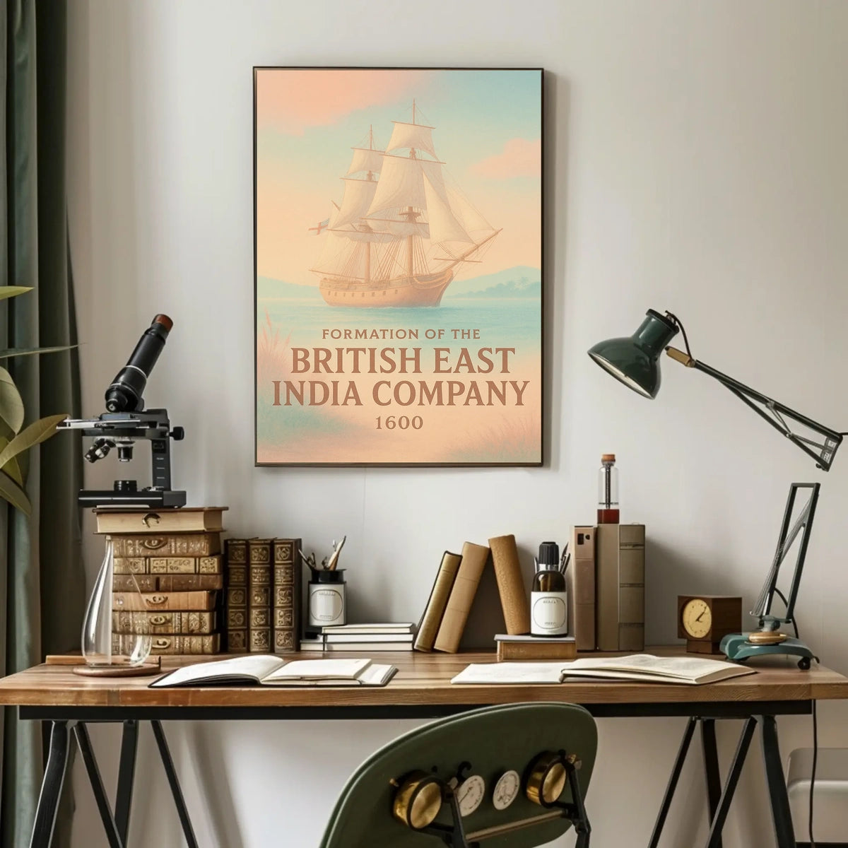 Formation of the British East India Company Poster