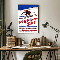 Kitzbüheler Ski Vintage Ski Vintage Poster