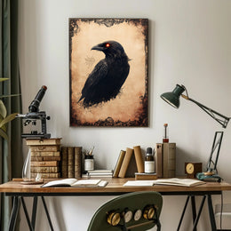The Enigmatic Raven Poster