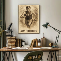 Jim Thorpe Athletic Legend Poster