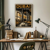 Dubai Poster Modernity Meets Tradition Wall Art For Home