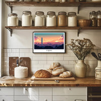 Taipei Skyline Sunset: Urban or Cityscape Poster