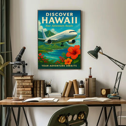 Discover Hawaii Wall Art Print Decor PosterGoat
