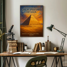 The Timeless Majesty: Great Pyramid of Giza Poster
