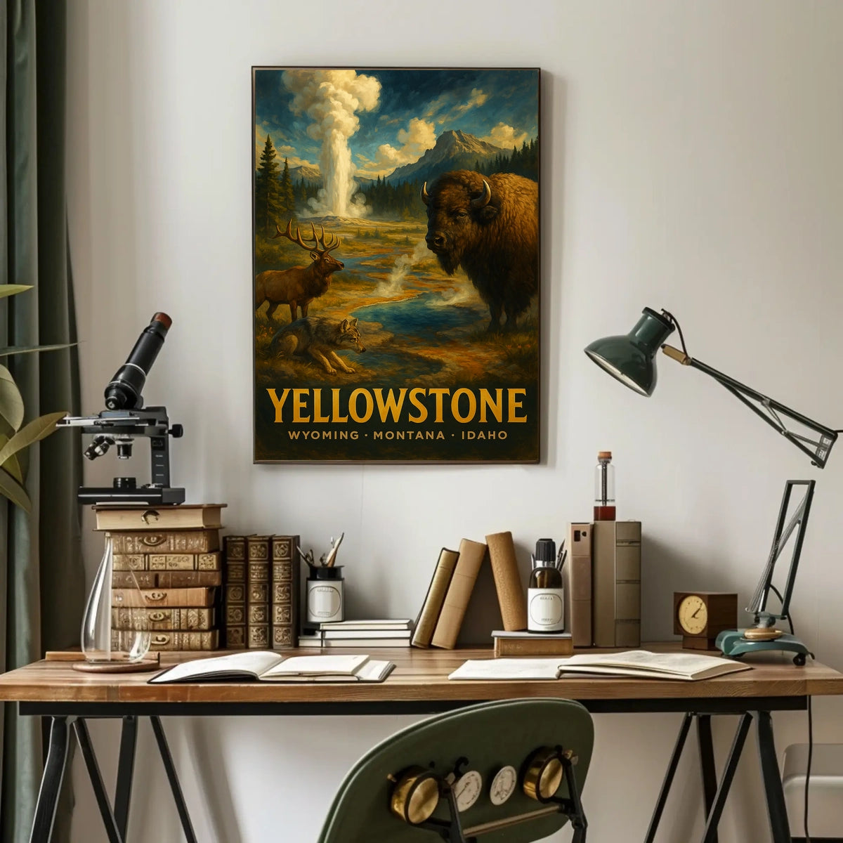 Yellowstone National Park Poster