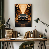 Futuristic Elegance on Wheels Poster PosterGoat