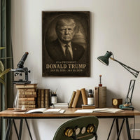 Trump 47th Presidency Portrait Patriotic Poster