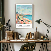 Sharm El-Sheikh Beach Scene Poster PosterGoat