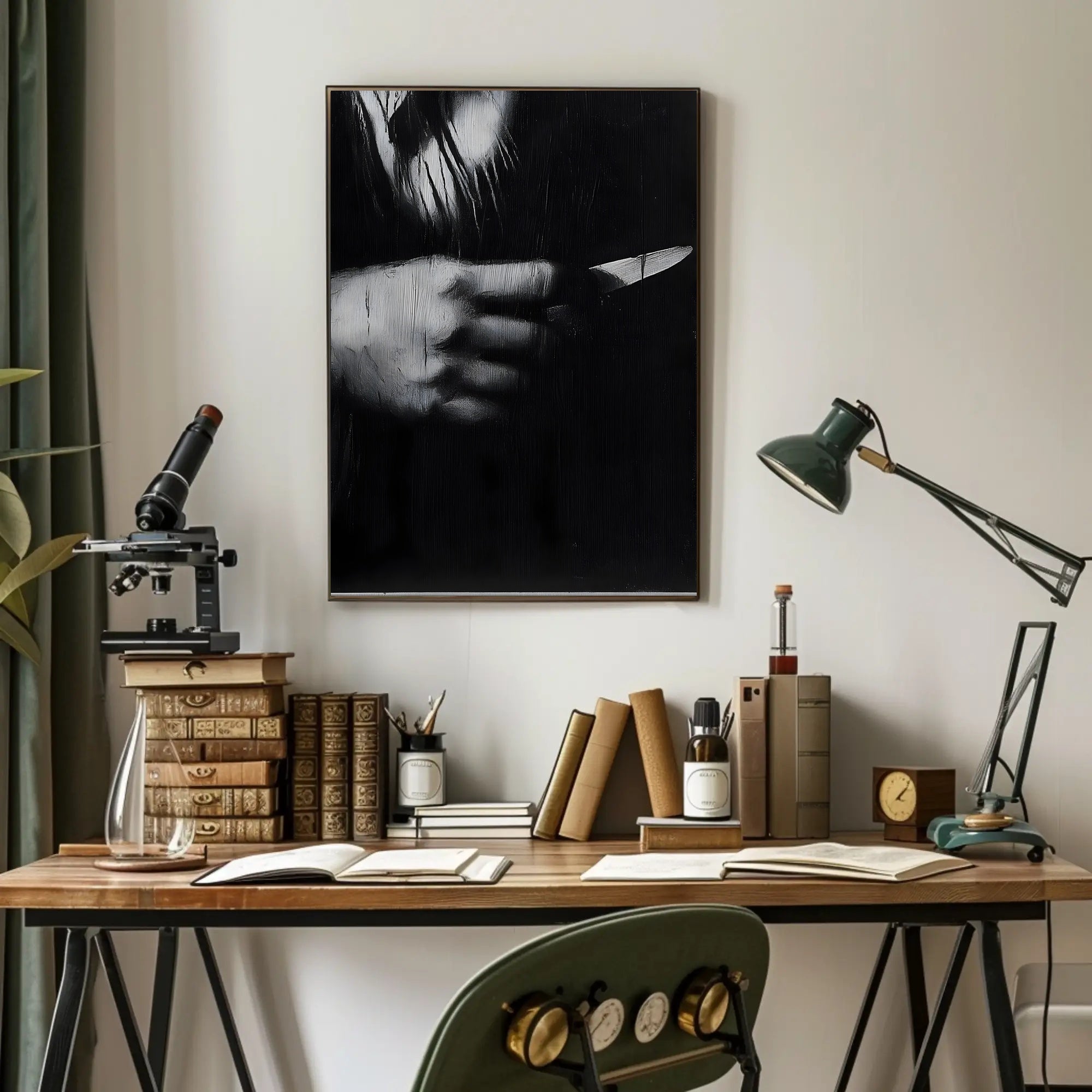 Knife Grip Art Print: Abstract or Artistic Poster PosterGoat