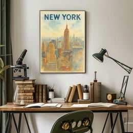 New York Skyline Poster