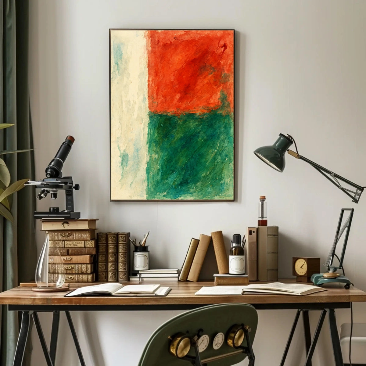 Abstract Color Composition Abstract Poster