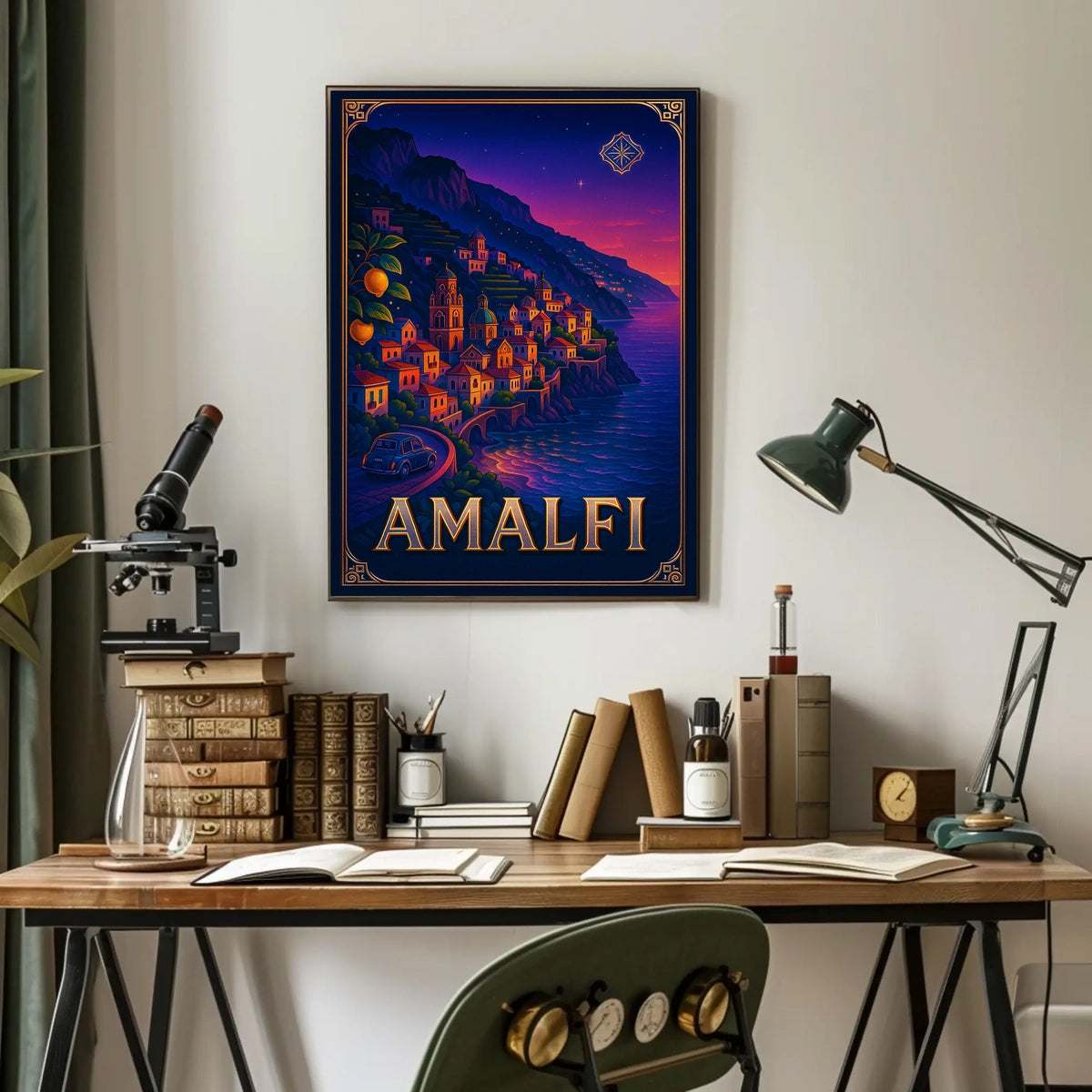 Amalfi Coast Dreamscape Poster