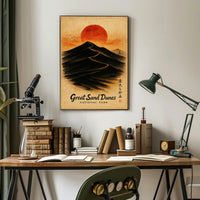 Great Sand Dunes Tranquil National Park Artistic Poster