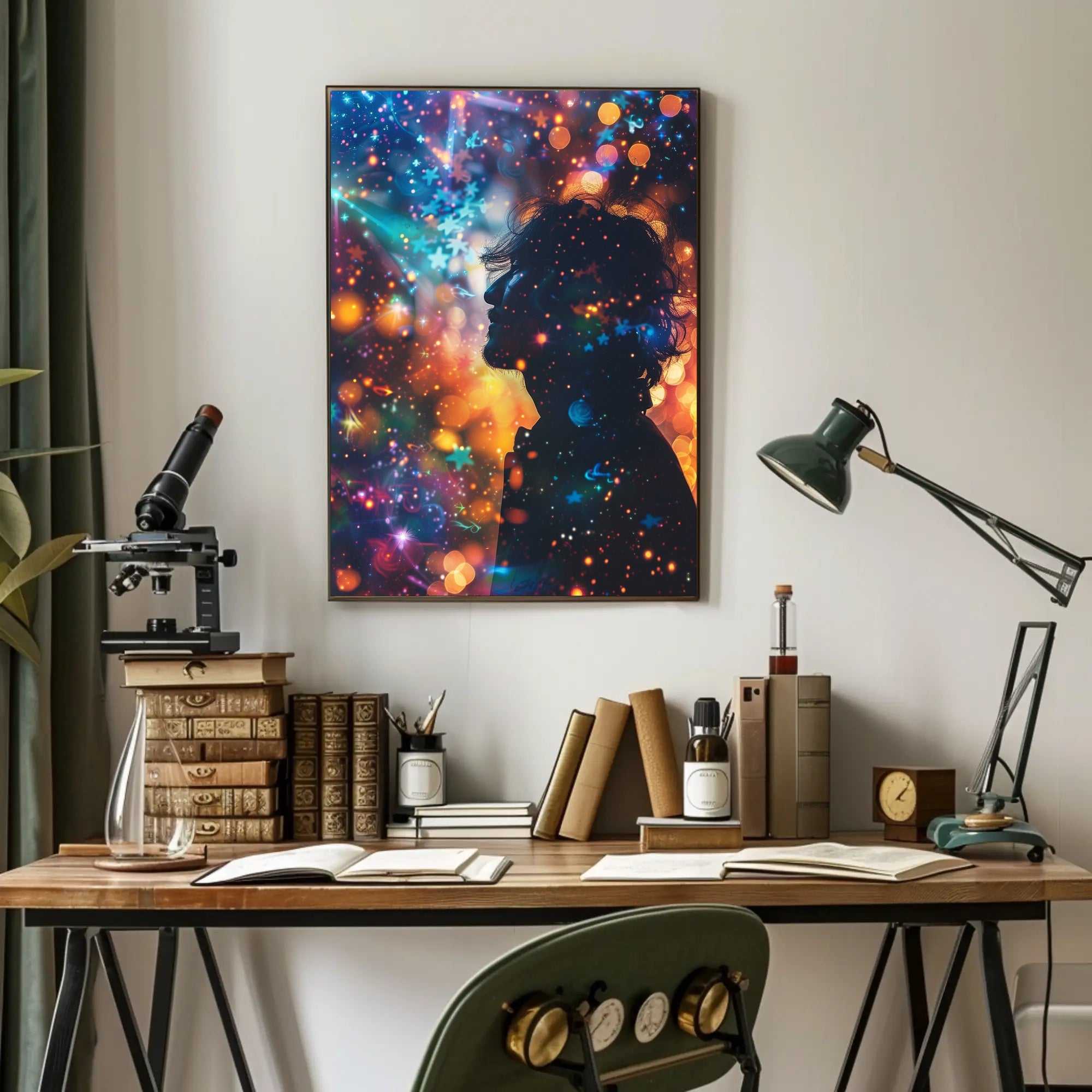 Dreamscape Silhouette Art Print Poster for Home Decor PosterGoat