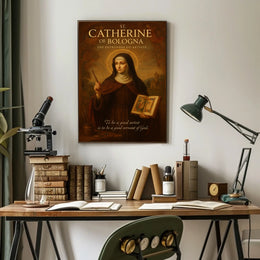 St. Catherine of Bologna The Patroness of Artists Poster